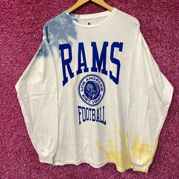 NFL Franchise NFC West Los Angeles Rams Tie-Dye Long Sleeve Large - Picture 1 of 4